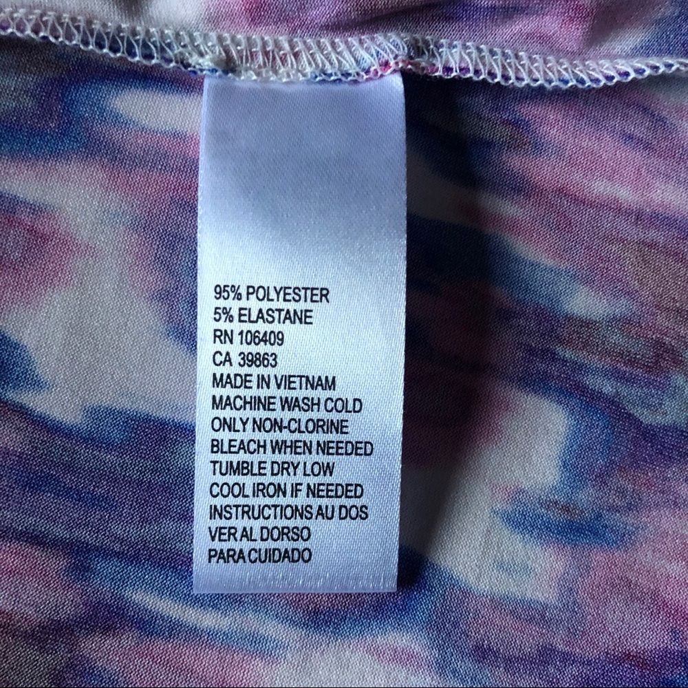 Tahari ASL Sleeveless Multicolor Top Size M - Picture 6 of 7